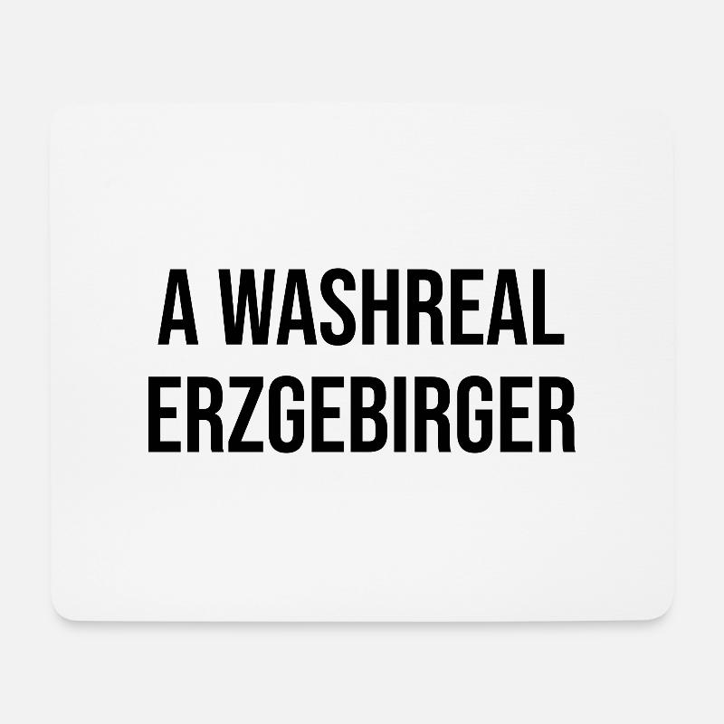 Ein Waschechter Erzgebirger - Mousepad (Querformat) - Weiß
