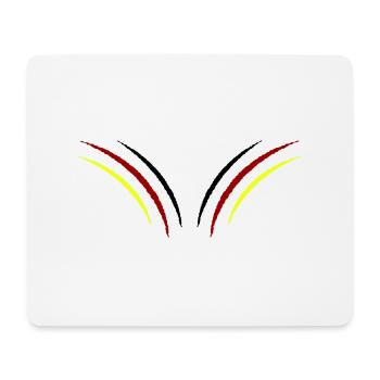 krallen germany - Mousepad (Querformat) - Weiß - Vorne