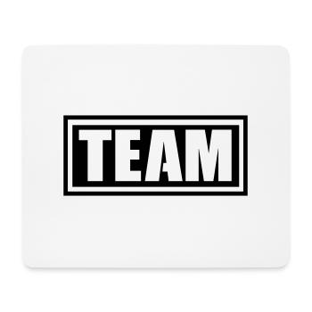 team - Mousepad (Querformat) - Weiß - Vorne