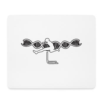 Hürdenlauf Leichtathletik Geschenk Hürdenläufer - Mousepad (Querformat) - Weiß - Vorne