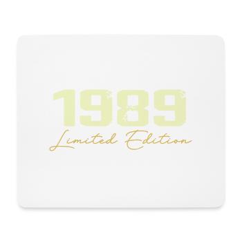 1989 Édition Limitée - 1989 Cadeau D'anniversaire - Tapis de souris (format paysage) - blanc - Devant