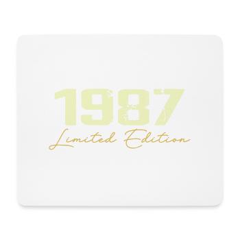1987 Édition Limitée - 1987 Cadeau D'anniversaire - Tapis de souris (format paysage) - blanc - Devant