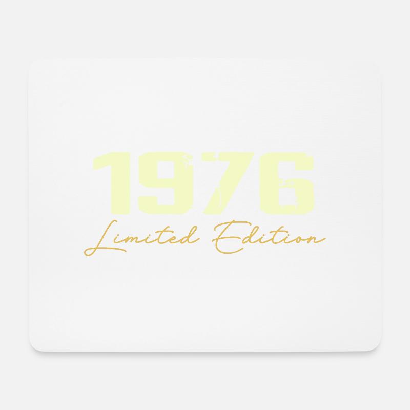 1976 Limitierte Auflage - 1976 Geburtstagsgeschenk - Mousepad (Querformat) - Weiß