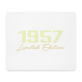 1957 Édition Limitée - 1957 Cadeau D'anniversaire - Tapis de souris (format paysage) - blanc - Devant