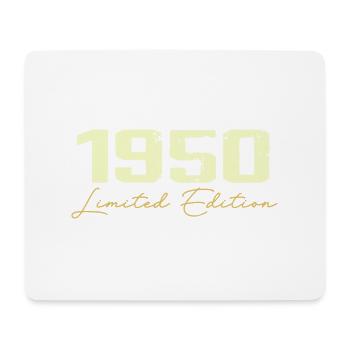 1950 Édition Limitée - 1950 Cadeau D'anniversaire - Tapis de souris (format paysage) - blanc - Devant