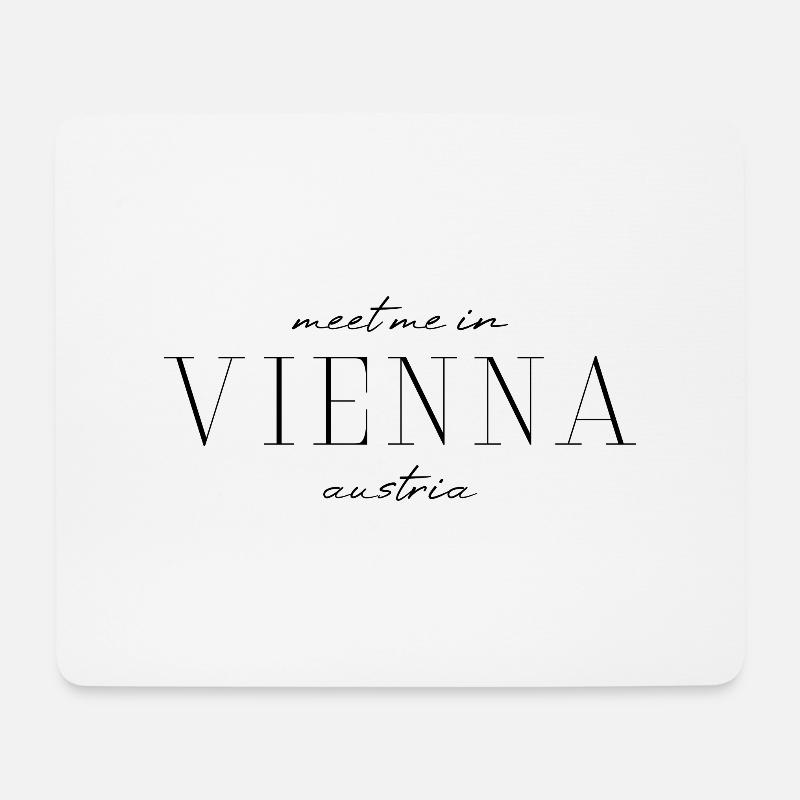 Ich liebe Wien - Mousepad (Querformat) - Weiß