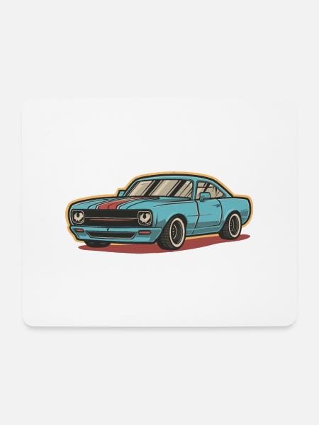 AUTOS - Mousepad (Querformat) - Weiß