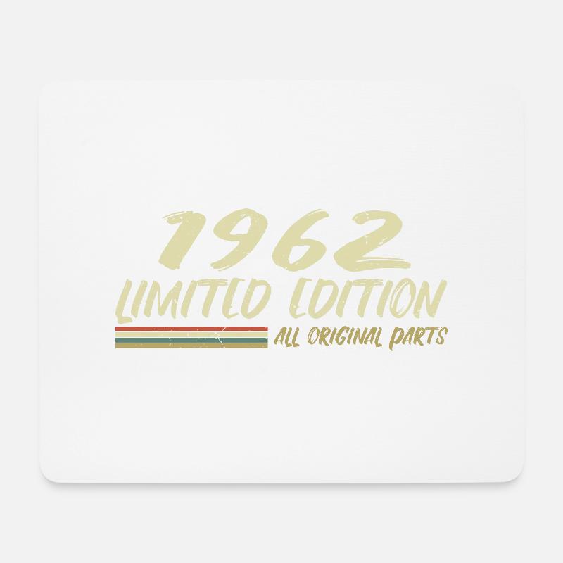 1962 Geburtstagsgeschenkidee 1962 - Mousepad (Querformat) - Weiß