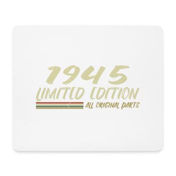 1945 Geburtstagsgeschenkidee 1945 - Mousepad (Querformat) - Weiß - Vorne