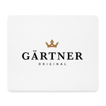 Gärtner - Mousepad (Querformat) - Weiß - Vorne