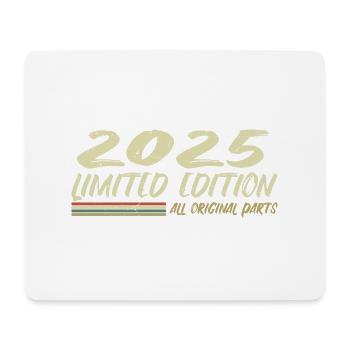 Geburtstagsgeschenk 2025 Geschenkidee 2025 - Mousepad (Querformat) - Weiß - Vorne