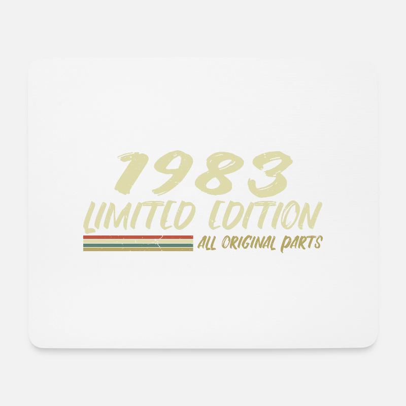 1983 Geburtstagsgeschenkidee 1983 - Mousepad (Querformat) - Weiß