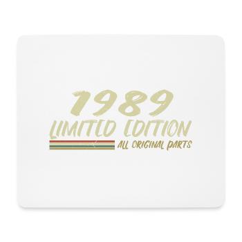 1989 Geburtstagsgeschenkidee 1989 - Mousepad (Querformat) - Weiß - Vorne