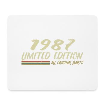1987 Geburtstagsgeschenkidee 1987 - Mousepad (Querformat) - Weiß - Vorne