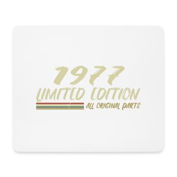 1977 Geburtstagsgeschenkidee 1977 - Mousepad (Querformat) - Weiß - Vorne