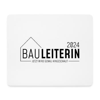 Bauleiter 2024 - Mousepad (Querformat) - Weiß - Vorne