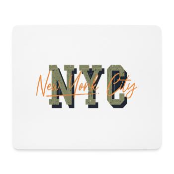 New York, États-Unis, Amérique, Voyage, Touriste, Patriote - Tapis de souris (format paysage) - blanc - Devant