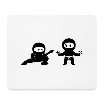 Ninjas Comic - Mouse Pad (horizontal) - white - Front