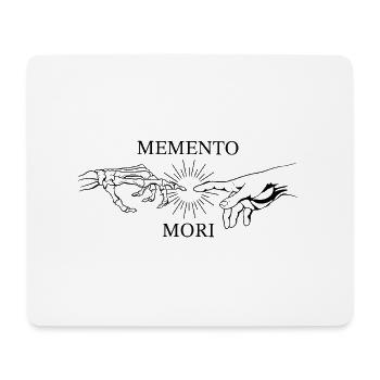 Memento Mori - Tapis de souris (format paysage) - blanc - Devant