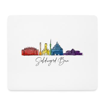 Stuttgart Bua - Mousepad (Querformat) - Weiß - Vorne