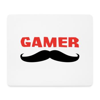 GAMER - Tapis de souris (format paysage) - blanc - Devant