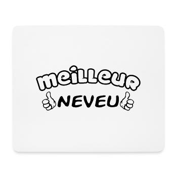 MEILLEUR NEVEU - Tapis de souris (format paysage) - blanc - Devant
