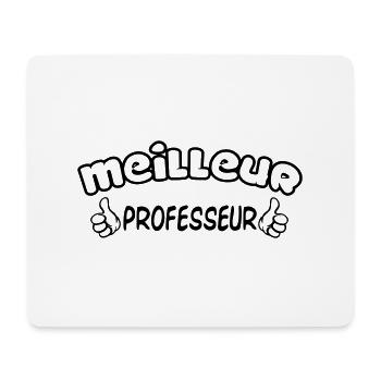 MEILLEUR PROFESSEUR - Tapis de souris (format paysage) - blanc - Devant