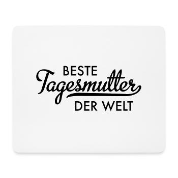 Beste Tagesmutter der Welt - Mousepad (Querformat) - Weiß - Vorne