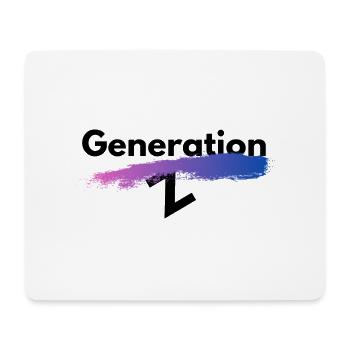 Generation Z - Mousepad (Querformat) - Weiß - Vorne