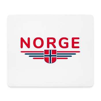 I Love Norway Design T-Shirt Outfit - Mouse Pad (horizontal) - white - Front