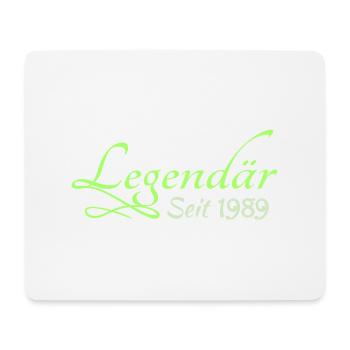 1989 - Mouse Pad (horizontal) - white - Front