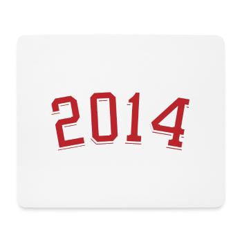 Année de naissance sport 2014 - Tapis de souris (format paysage) - blanc - Devant