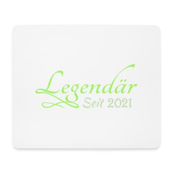 2021 - Mousepad (Querformat) - Weiß - Vorne