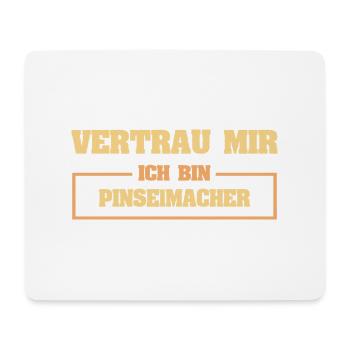 Funny Brush Maker - Mouse Pad (horizontal) - white - Front