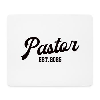 Pastor 2025 Geistliche Glaube Gott Pastoren Kirche - Mousepad (Querformat) - Weiß - Vorne