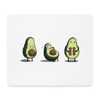 Évolution du corps de l’avocat - Tapis de souris (format paysage) - blanc - Devant