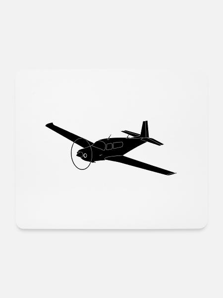 mooney - Mousepad (Querformat) - Weiß