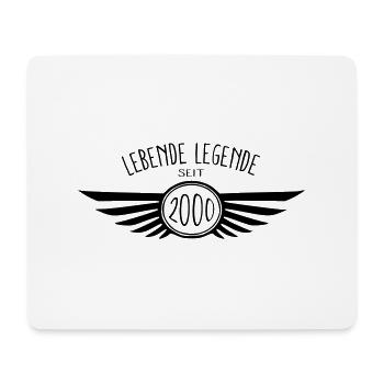 Lebende Legende 2000 - Mousepad (Querformat) - Weiß - Vorne