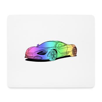 720s Coupe colourful - Mousepad (Querformat) - Weiß - Vorne