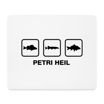 petri_heil_3___f1 - Mousepad (Querformat) - Weiß - Vorne