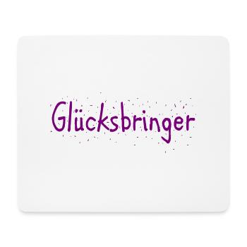 Glücksbringer - Mousepad (Querformat) - Weiß - Vorne