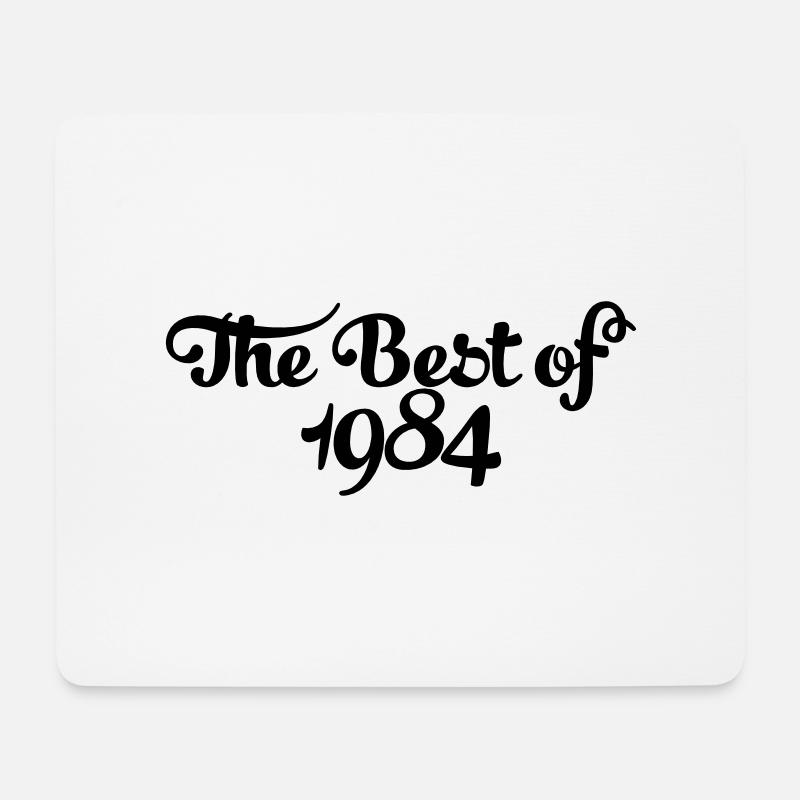 Geburtstag - Birthday - the best of 1984 (de) - Mousepad (Querformat) - Weiß
