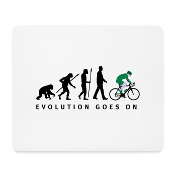 evolution_radfahrer_052012_d_3c - Mousepad (Querformat) - Weiß - Vorne