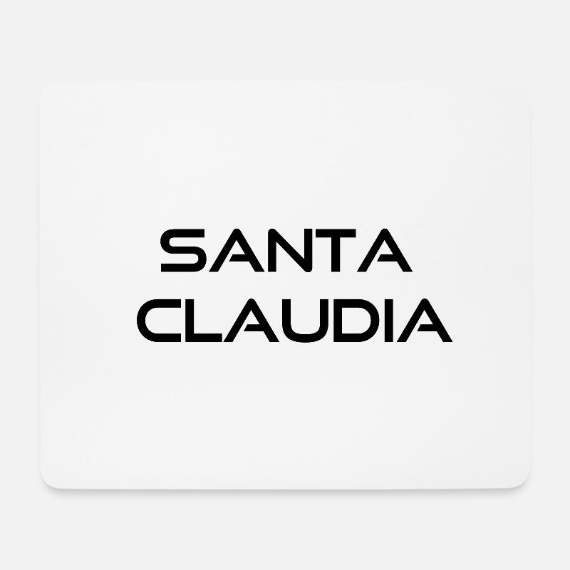 santa claudia - Mousepad (Querformat) - Weiß