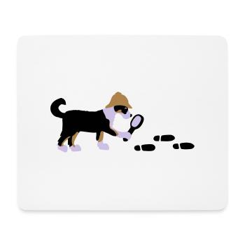 Mantrailer Gingi Vektor - Mousepad (Querformat) - Weiß - Vorne