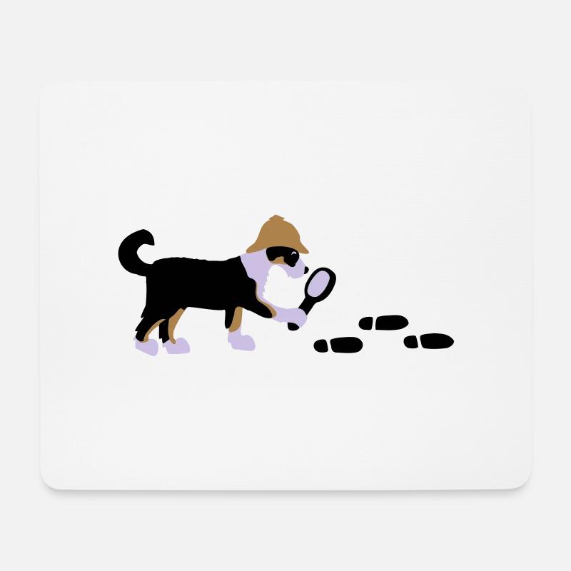 Mantrailer Gingi Vektor - Mousepad (Querformat) - Weiß