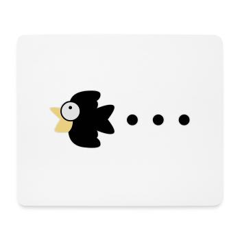 crow - Mousepad (Querformat) - Weiß - Vorne