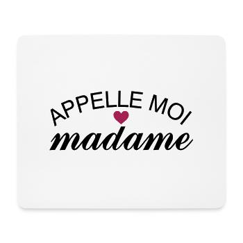 Appelle Moi Madame - Tapis de souris (format paysage) - blanc - Devant