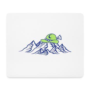 bayern deutschland hut bier berge hueg - Mousepad (Querformat) - Weiß - Vorne