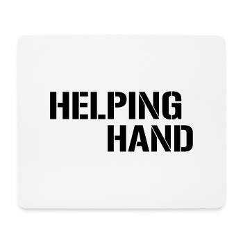 Helping Hand - Mouse Pad (horizontal) - white - Front